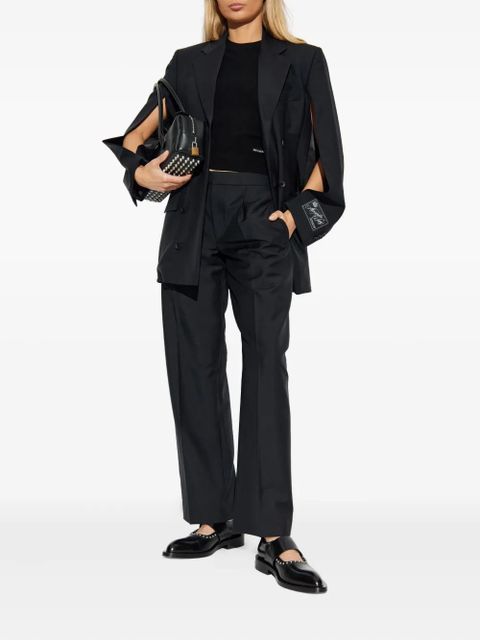 Alexander Wang logo crew-neck T-shirt - Black - zdjęcie produktu nr 2