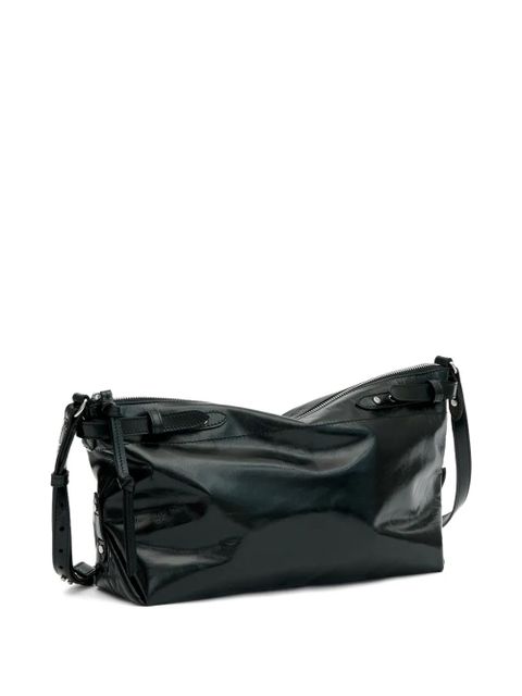 ISABEL MARANT Winna Day leather crossbody bag - Black