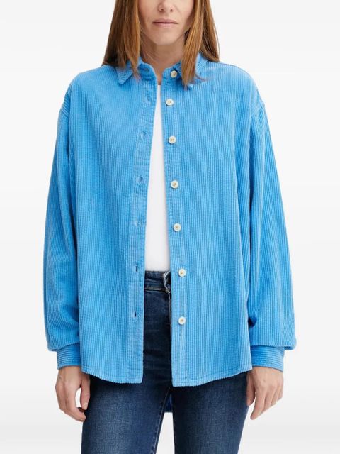 American Vintage Padow button-up corduroy shirt - Blue - zdjęcie produktu nr 1