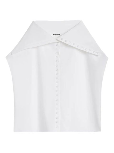 Jil Sander sailor-collar shirt - White - zdjęcie produktu nr 1
