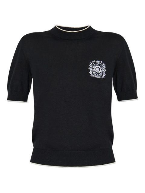 Balmain ribbed T-shirt - Black - zdjęcie produktu nr 1