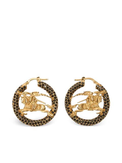 Burberry Equestrian Knight hoop earrings - Gold - zdjęcie produktu nr 1