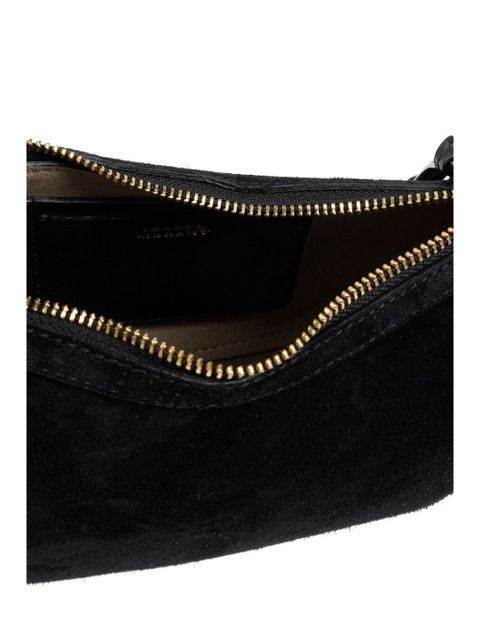 ISABEL MARANT Oskan Moon suede shoulder bag - Black - zdjęcie produktu nr 2