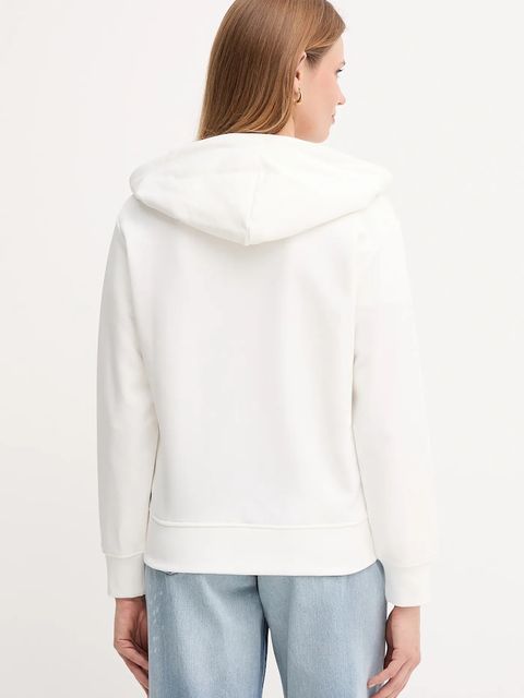 Gant bluza damska kolor biały z kapturem gładka 4201412 - zdjęcie produktu nr 2