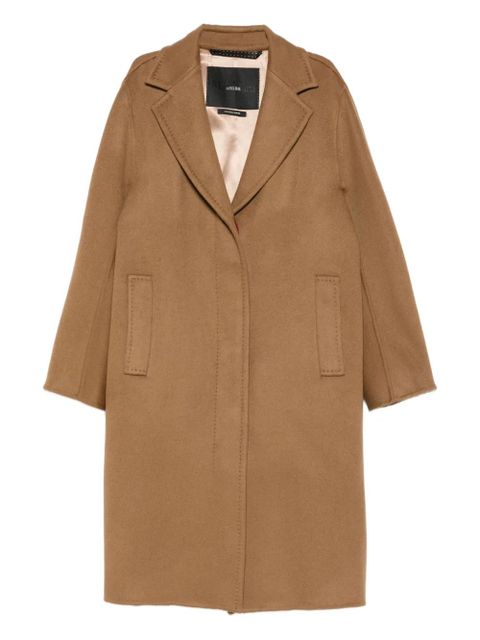 Max Mara notched-lapel coat - Brown - zdjęcie produktu nr 1