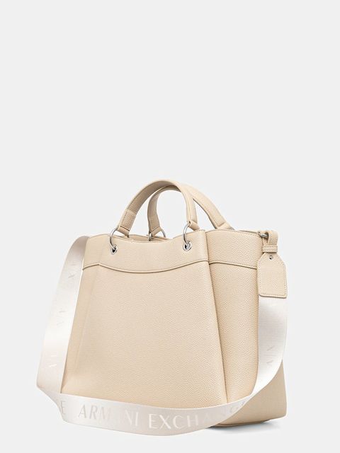Armani Exchange torebka kolor beżowy 942910 CC783