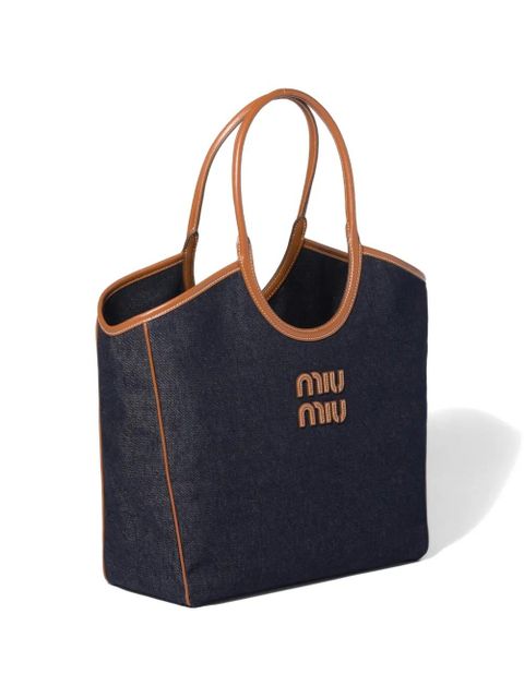Miu Miu Ivy denim bag - Blue