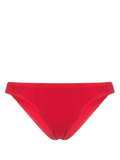 Bond-eye Bond seersucker bikini bottoms - Red - zdjęcie produktu nr 1