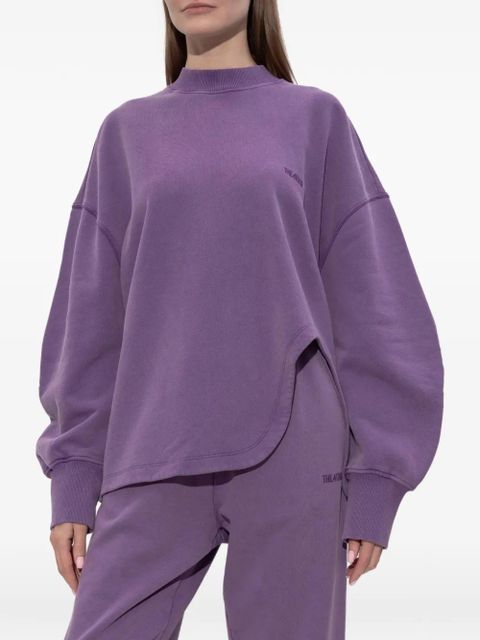 The Attico side-slit sweatshirt - Purple