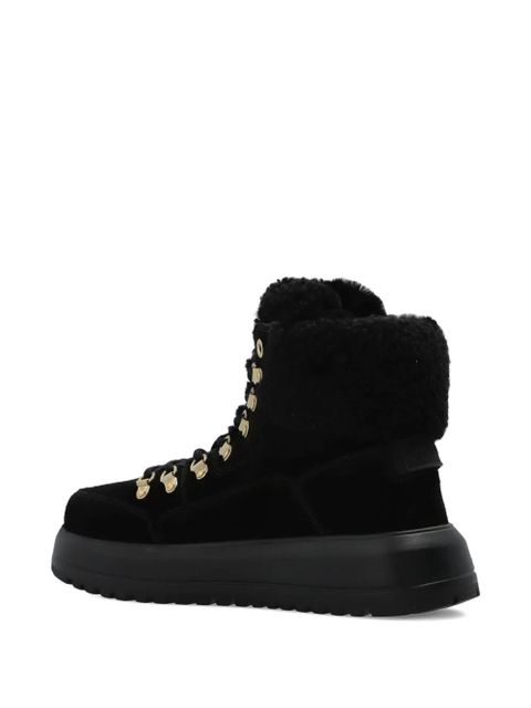 BOGNER 50mm lace-up trim-detail boots - Black