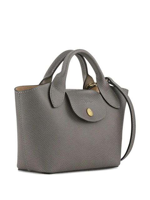Longchamp Épure top-handle leather mini bag - Grey