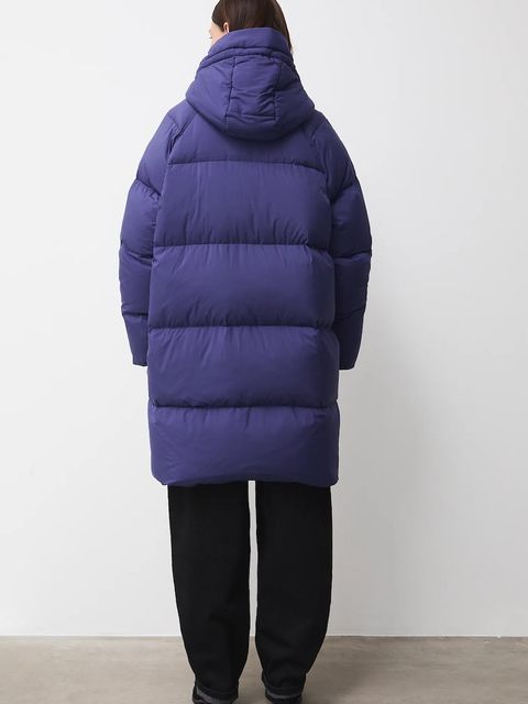 Medicine płaszcz puchowy kolor fioletowy