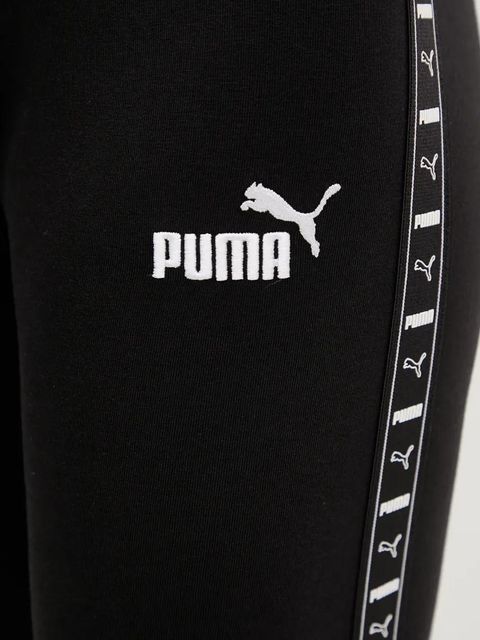 Puma legginsy damskie kolor czarny z aplikacją 685014