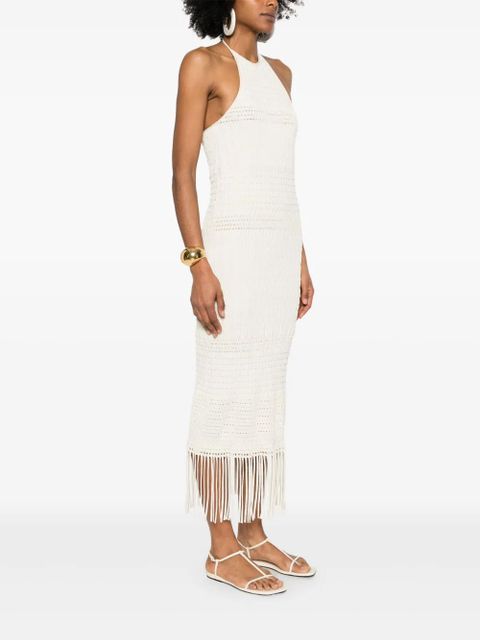 Nanushka textured midi dress - Neutrals