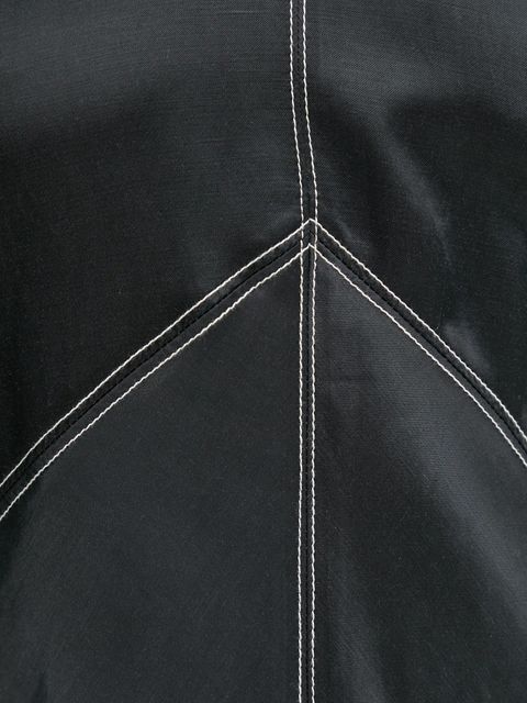 Day Birger et Mikkelsen sukienka z domieszką lnu Aurora kolor czarny maxi rozkloszowana DAY65243650