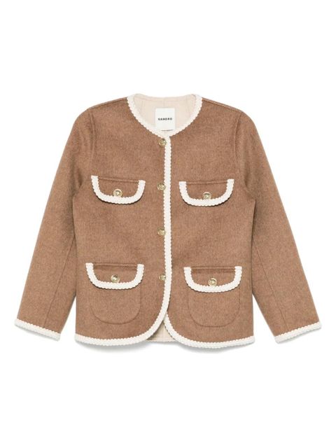 SANDRO button-down jacket - Brown - zdjęcie produktu nr 1