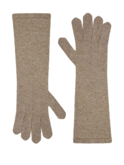 Max Mara ribbed gloves - Neutrals - zdjęcie produktu nr 1