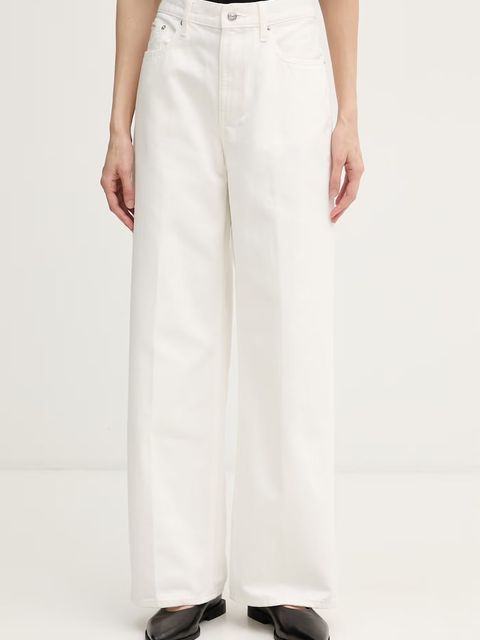 Calvin Klein Jeans jeansy relaxed fit damskie - zdjęcie produktu nr 1