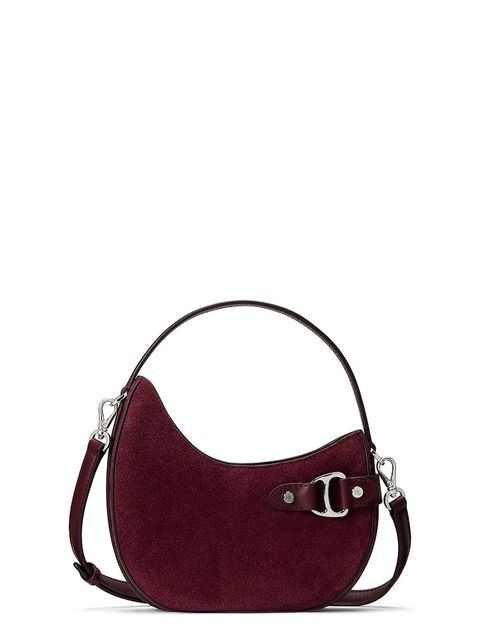 Lauren Ralph Lauren torebka zamszowa - zdjęcie produktu nr 1