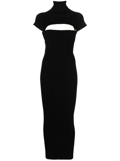 The Attico cut-out maxi dress - Black - zdjęcie produktu nr 1