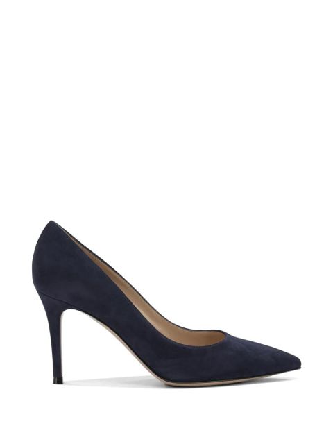 Gianvito Rossi pointed-toe pumps - Blue - zdjęcie produktu nr 1