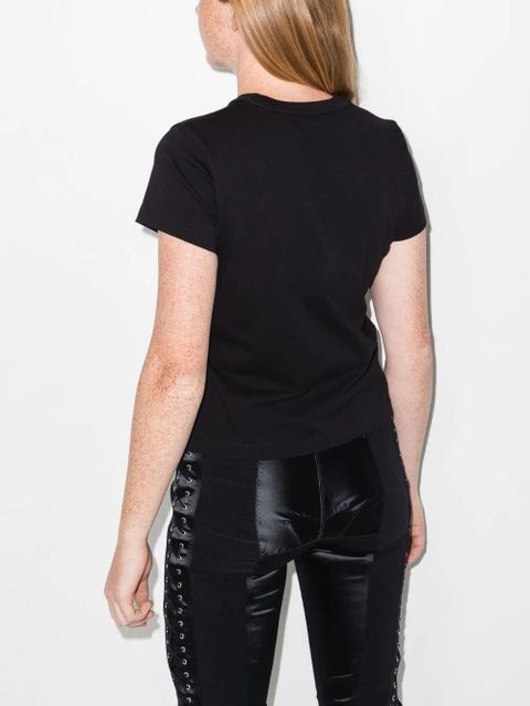 Alexander Wang logo-print short-sleeve T-shirt - Black