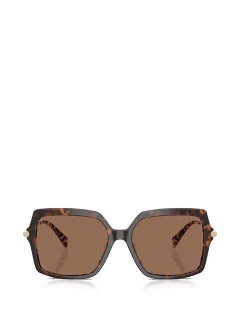 Michael Kors Quogue geometric-frame sunglasses - Brown - zdjęcie produktu nr 1