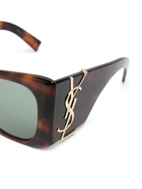 Saint Laurent Eyewear cat eye-frame sunglasses - Brown