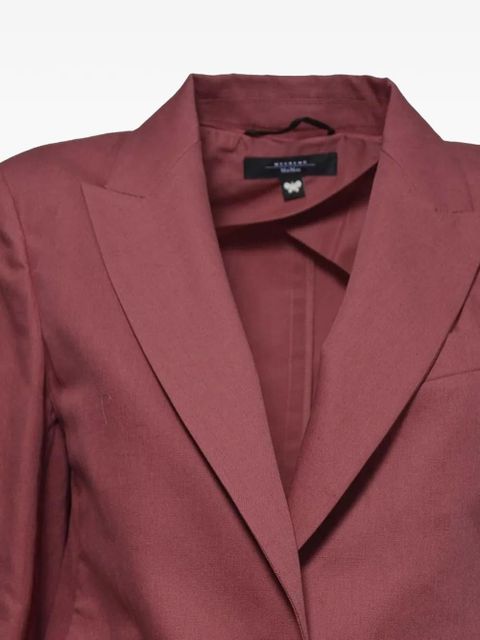 Weekend Max Mara notched-lapel flap-pocket blazer - Pink