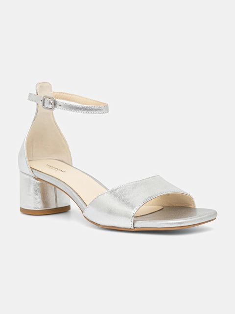 Vagabond Shoemakers sandały skórzane PIPER kolor srebrny 5921-083-79 - zdjęcie produktu nr 1