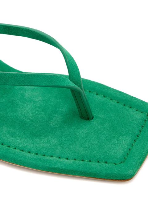 Christopher Esber Frida tie square-toe sandals - Green