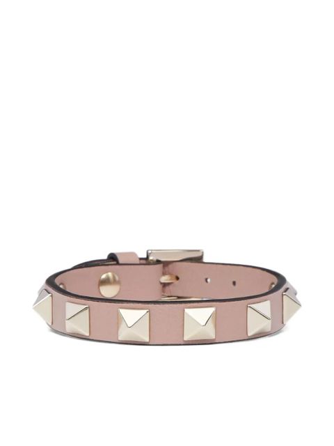 Valentino Garavani Rockstud leather bracelet - Neutrals - zdjęcie produktu nr 1