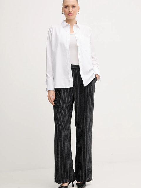 Barbour koszula bawełniana FREYA damska kolor biały regular z kołnierzykiem klasycznym LSH1699 - zdjęcie produktu nr 2