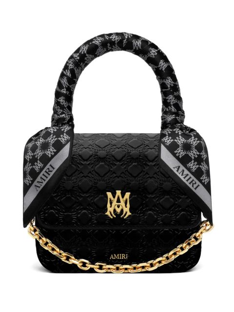 AMIRI micro Ma Quad embossed tote bag - Black - zdjęcie produktu nr 1