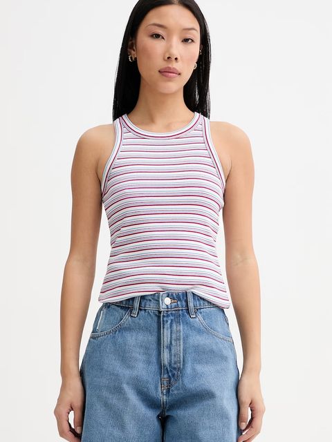 Marc O'Polo top damski z bawełną - zdjęcie produktu nr 1