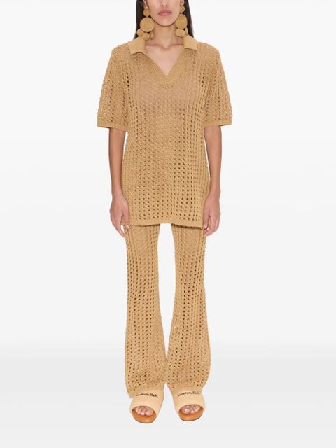 Simon Miller Brisas polo top - Neutrals - zdjęcie produktu nr 2