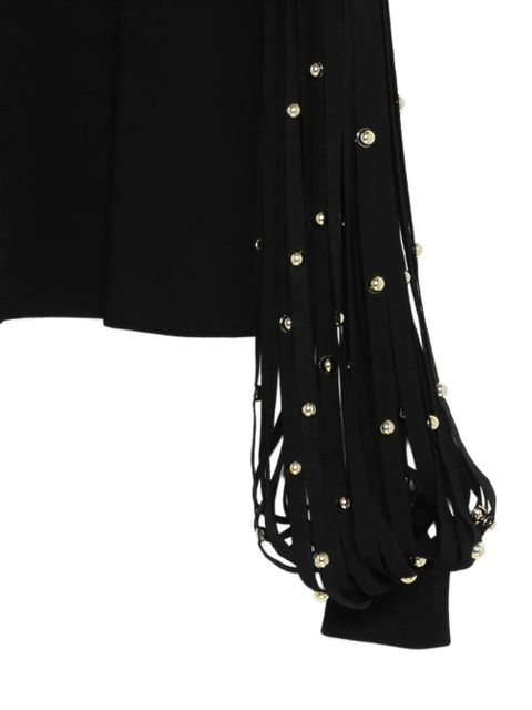 Simkhai studded cut-out top - Black