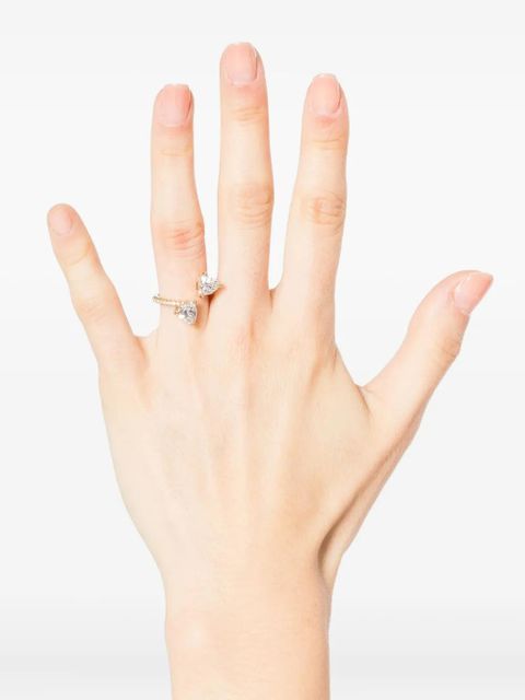 Swarovski Mesmera heart-crystal ring - White - zdjęcie produktu nr 2