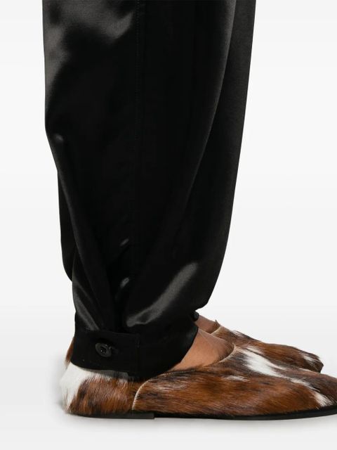 Jil Sander satin palazzo pants - Black