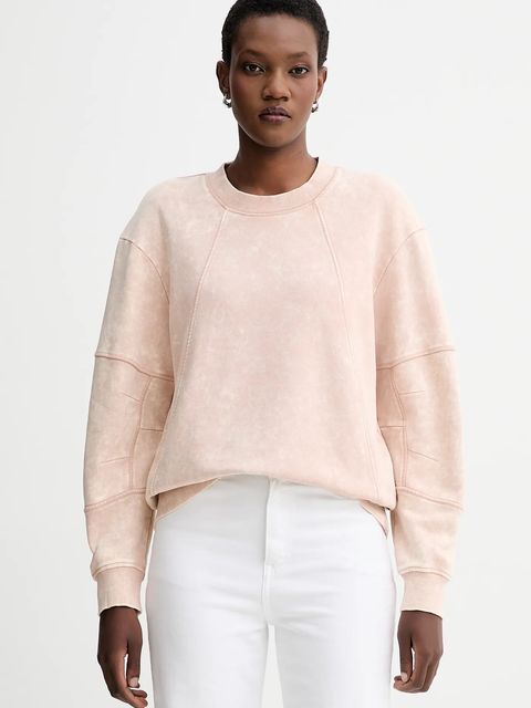 G-Star bluza bawełniana 0 damska kolor beżowy gładka D27167.D969