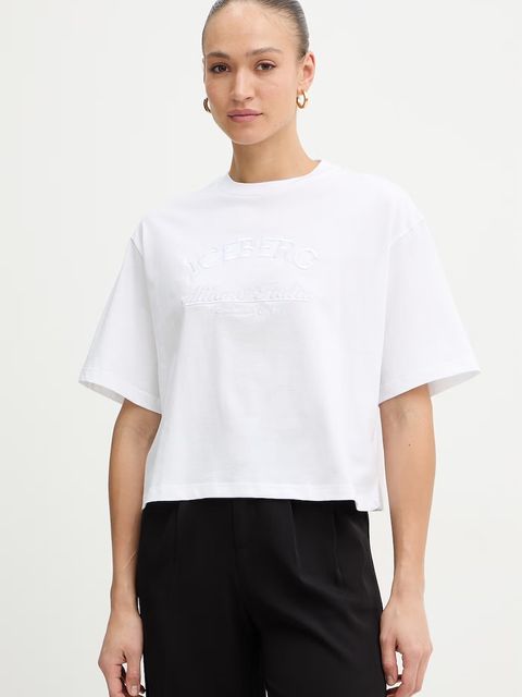 Iceberg t-shirt bawełniany - zdjęcie produktu nr 2