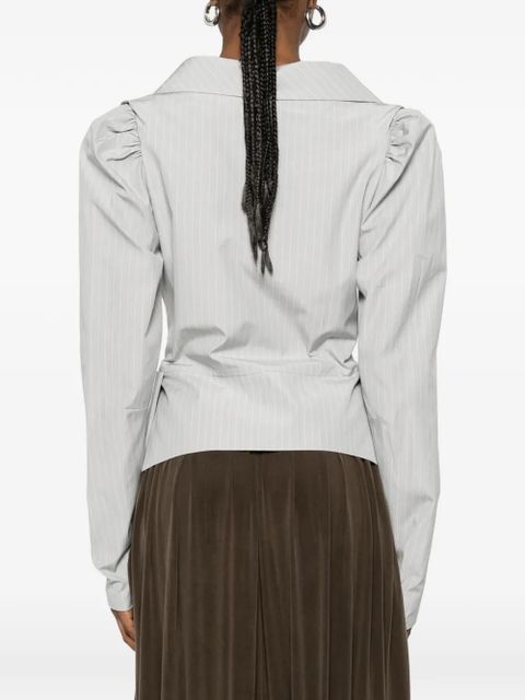 Vivienne Westwood pinstripe button blazer - Grey