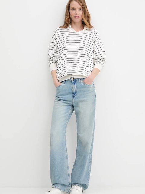 Tommy Hilfiger jeansy damskie high waist WW0WW47152 - zdjęcie produktu nr 2