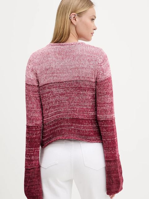 Guess Originals sweter bawełniany damski kolor różowy W5BR68 Z3HM1