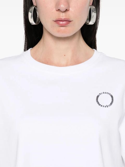 Alexander McQueen logo-print T-shirt - White