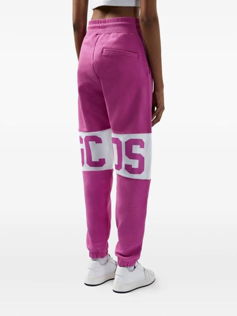 GCDS logo-print track pants - Pink