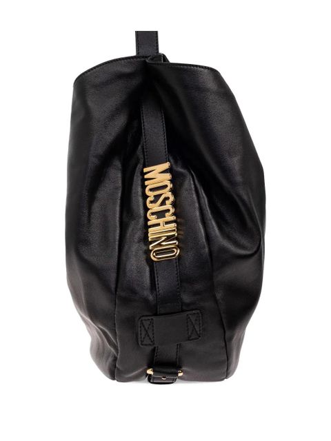 Moschino leather tote bag - Black