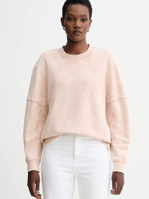 G-Star bluza bawełniana 0 damska kolor beżowy gładka D27167.D969 - zdjęcie produktu nr 1