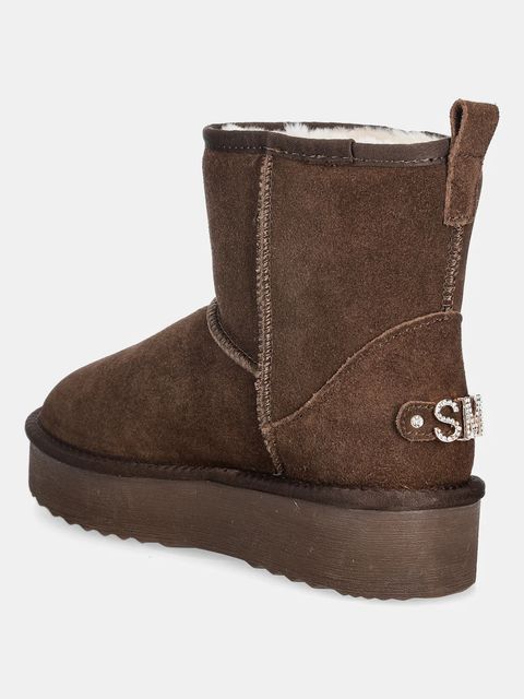 Steve Madden botki Tessah damskie kolor brązowy 11003483