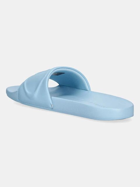 Calvin Klein Jeans klapki SLIDE PU HF MG damskie kolor niebieski YW0YW01879 - zdjęcie produktu nr 2